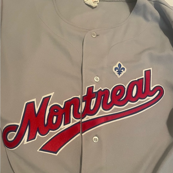 Gray and Red Montreal Expos Jersey Vintage and Authentic! - Picture 2 of 4